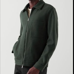 COS: MERINO WOOL HARRINGTON JACKET